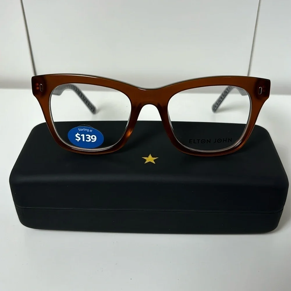 ☀️NWT Elton John Fashion Glasses Chaperone